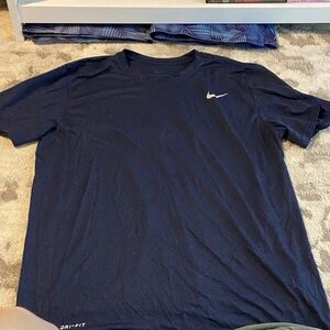 Nike Men's Dark Blue Dri-FIT Tee